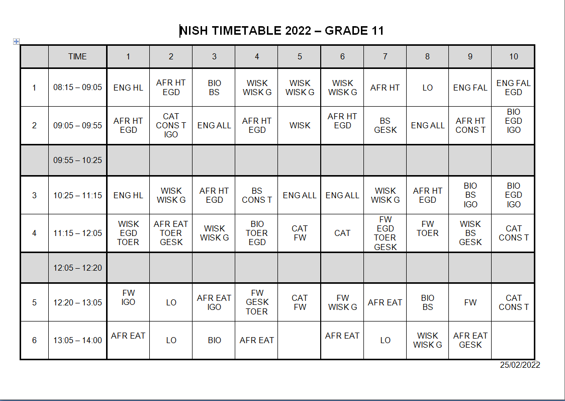 timetable-nish-onderrigdienste